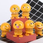 Boneka Emoji Per Goyang Pajangan Dashboard Mobil dan Motor