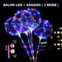 Balon LED Tumblr 3 MODE + Gagang