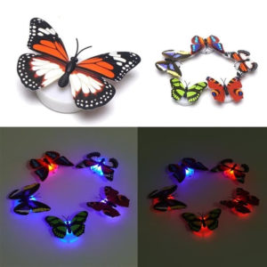 LED Kupu Kupu Lampu Hias Kamar Butterfly Unik