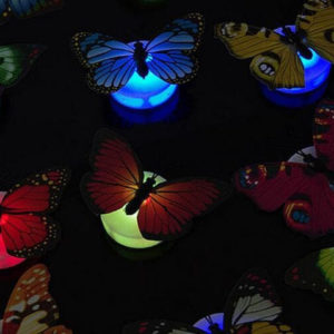 454 LED Kupu Kupu Lampu Hias Kamar Butterfly Unik