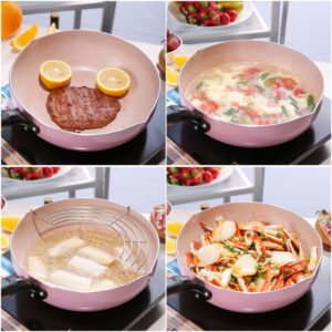 141 Wajan Lapis Keramik 24 Cm