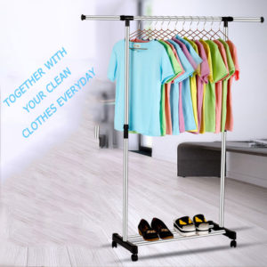 Standing Hanger Single Rak Gantungan Pakaian Baju Serbaguna