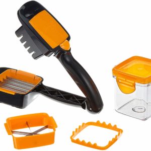 571 Genius Nicer Dicer 5 in 1 – Alat Pemotong Sayur dan Buah Serbaguna