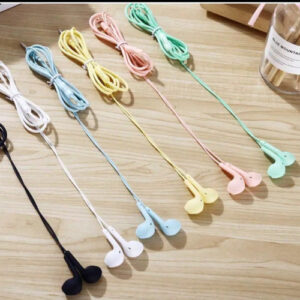 412 Headset Handsfree Earphone Macaron Colour