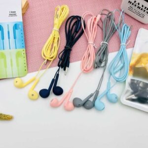 412 Headset Handsfree Earphone Macaron Colour