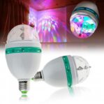 877 Lampu DISCO LED Warna Warni – Rotating Light RGB