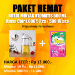 Paket Botol Minyak 500ML + Rinso 1.000 5 Pcs