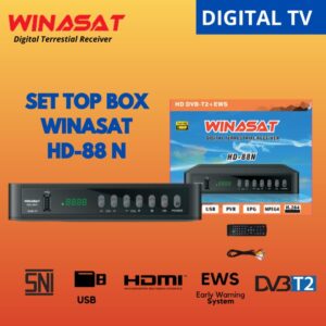 Set Top Box STB TV Digital WINASAT – Alat Pengubah TV Biasa Ke TV Digital