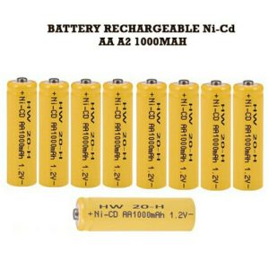 189 Baterai Charger AA / A2 1000 MAh Kuning