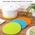 204 Tatakan Alas Panci Mangkok Silicone Trivet Mat Anti Panas