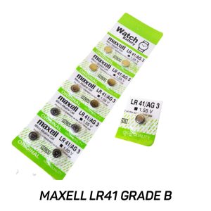 (ECER 1 PCS) Baterai Kancing LR41 / AG3